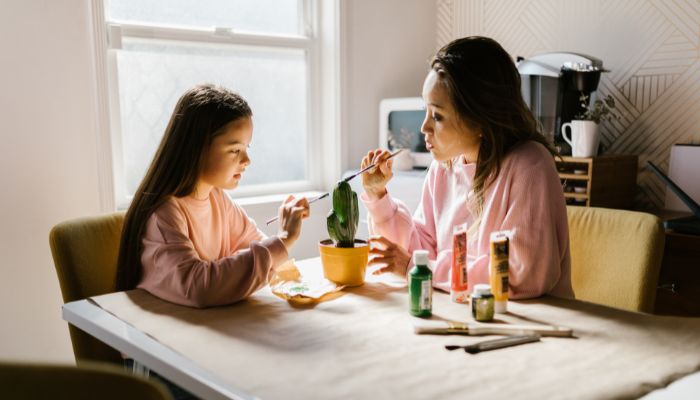 Being a present mom