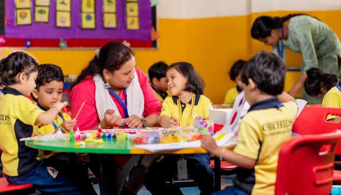Asian kindergarten